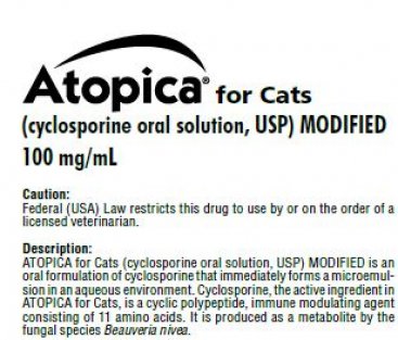 Atopica Cat Product Insert
